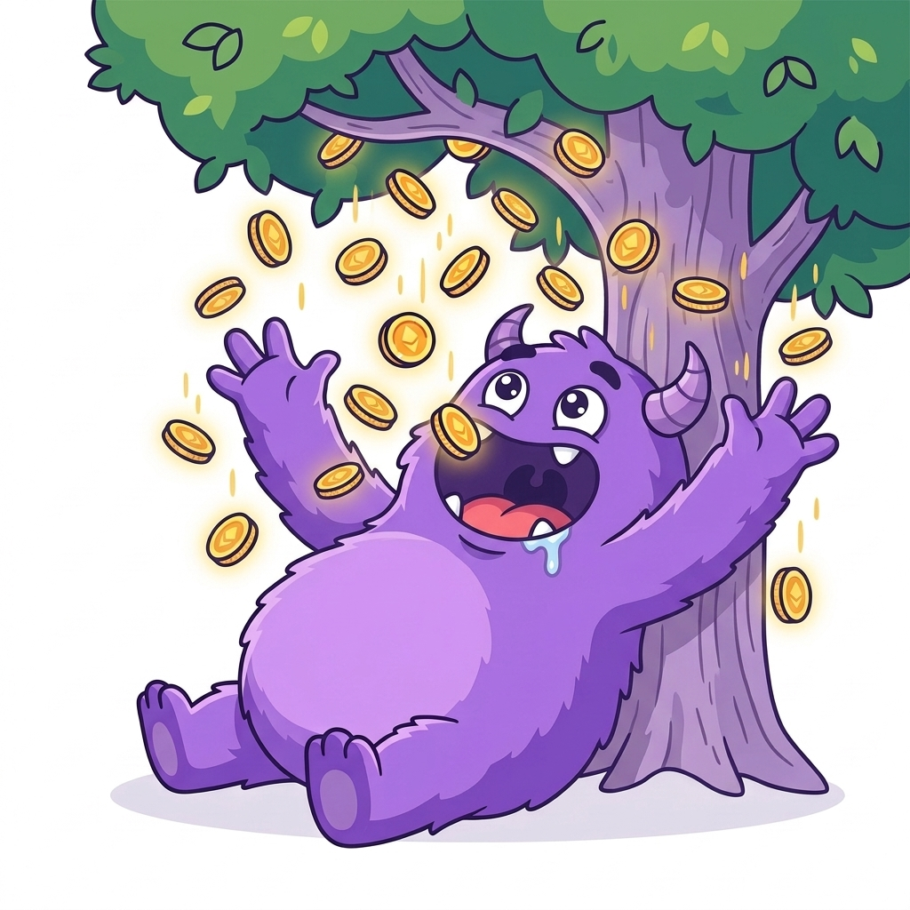 Token-eating monster