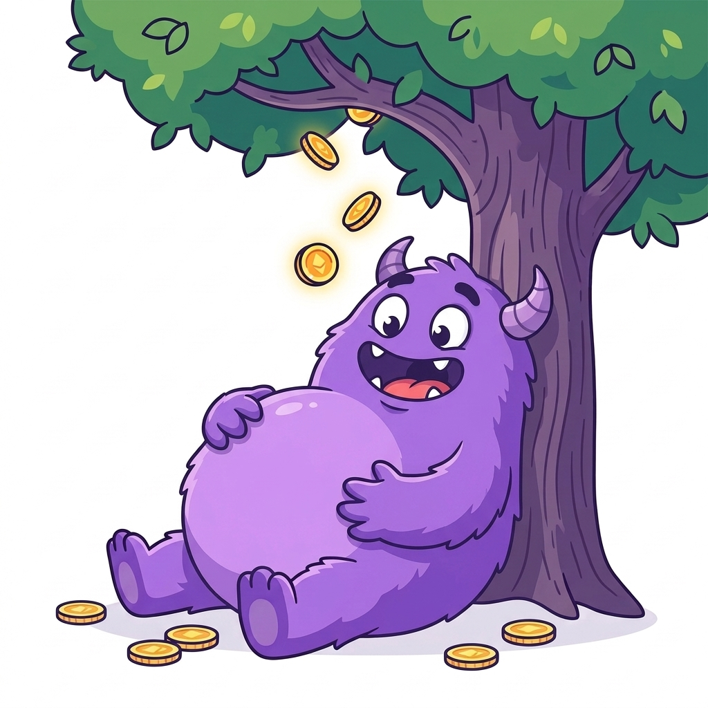 Token-eating monster