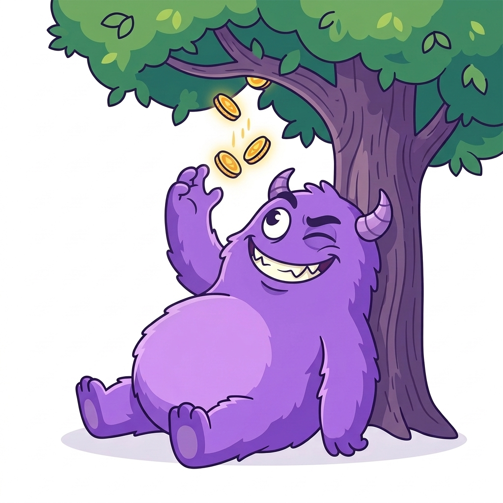 Token-eating monster