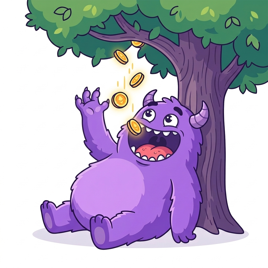 Token-eating monster